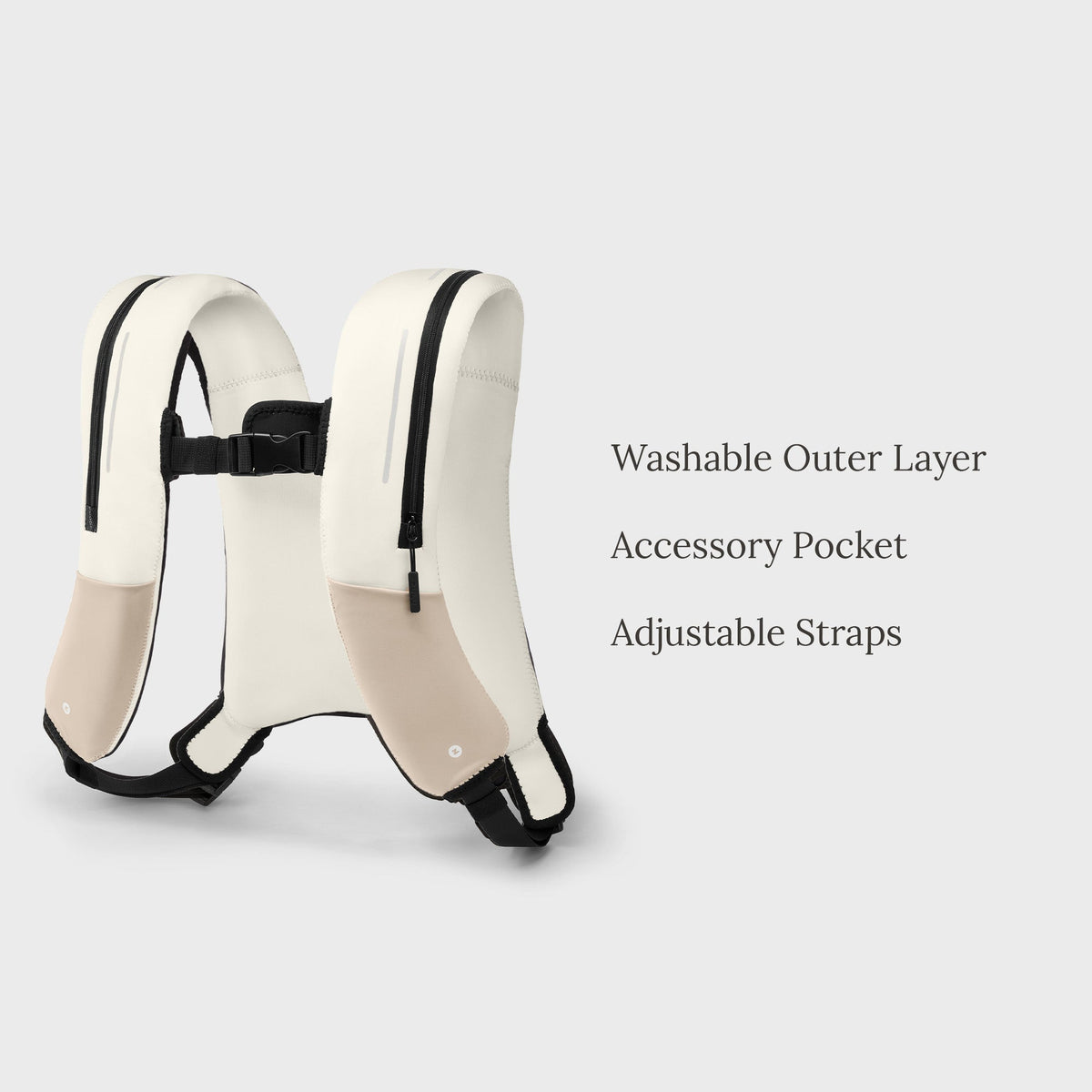 Limestone Adjustable Weighted Vest - product view 4