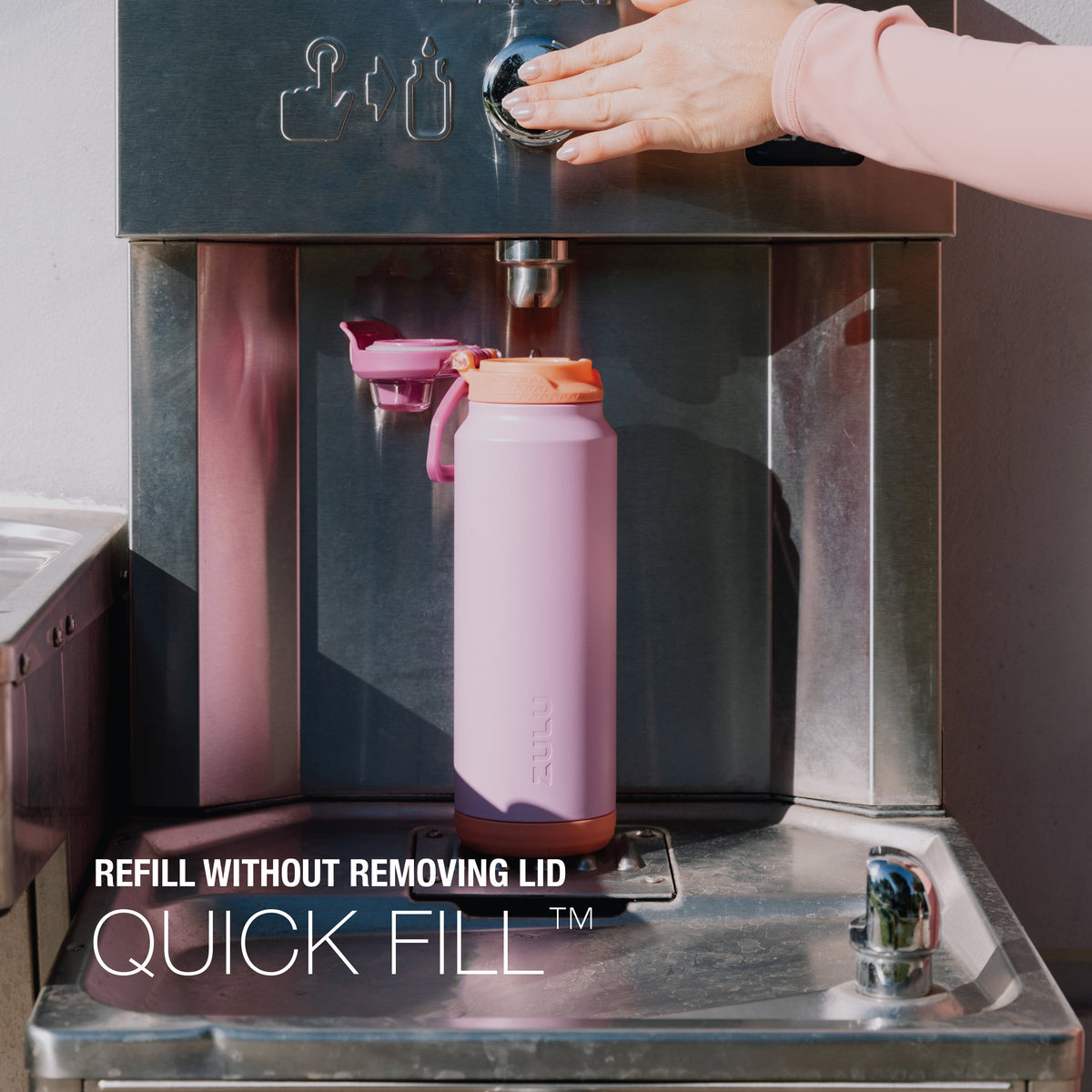 Powerfill Pro Steel Drink Bottle - product view 3