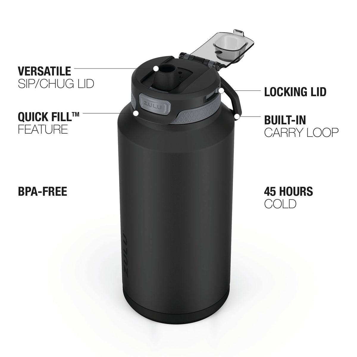 Powerfill Pro XL Steel Drink Bottle - product view 4