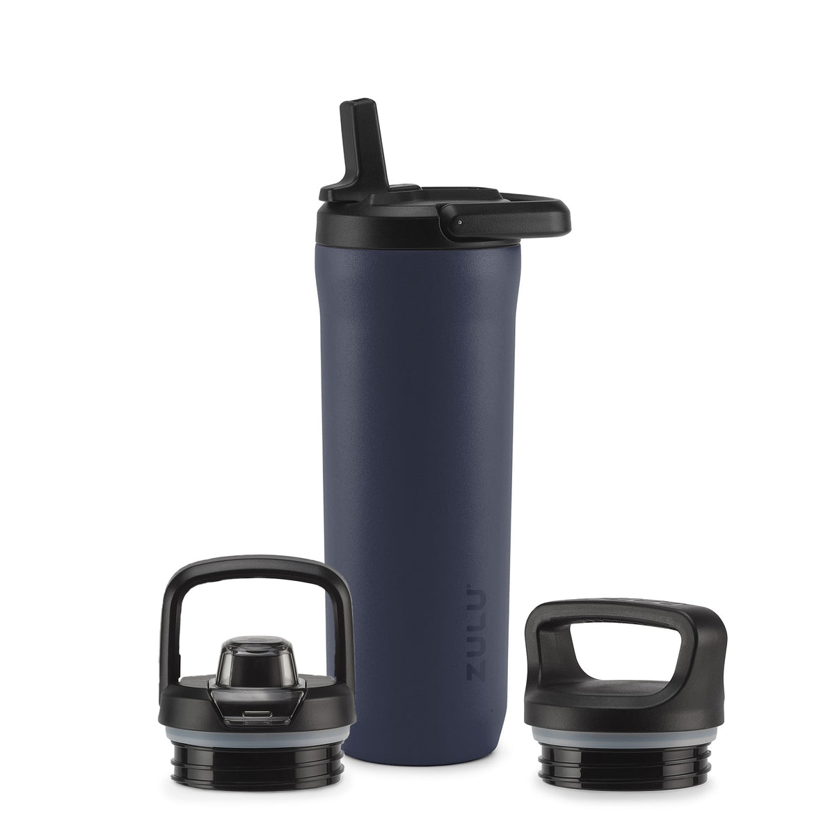 Base Steel Bottle With Three Lids - product view 1