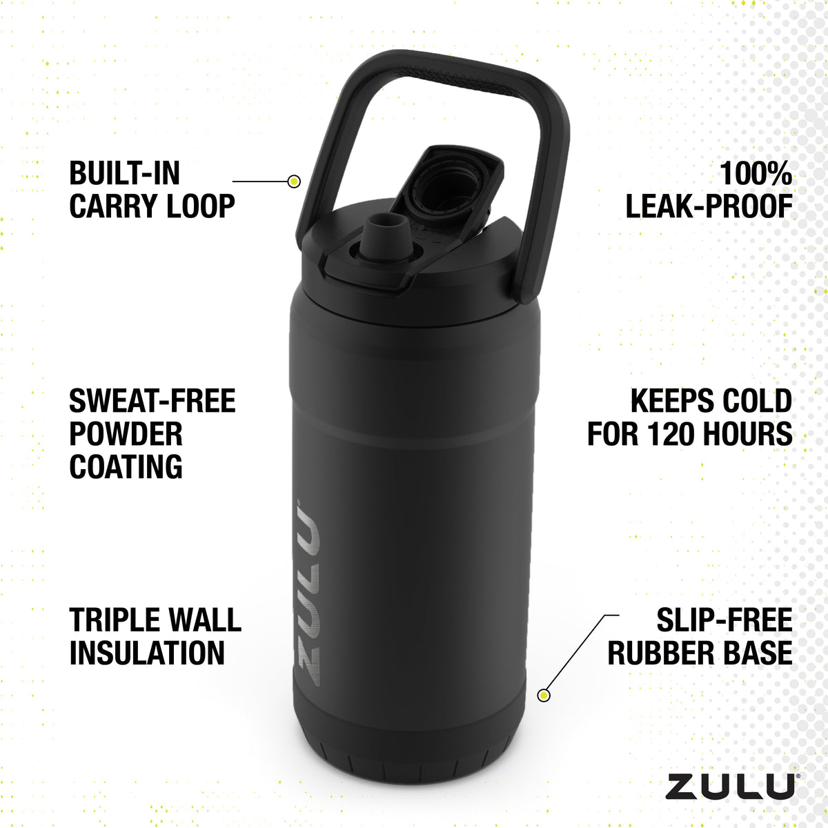 Goals Mammoth 101oz Steel Bottle - product view 6